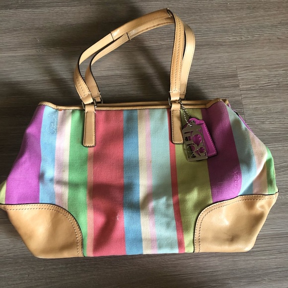 Coach Handbags - Coach Canvas Tote